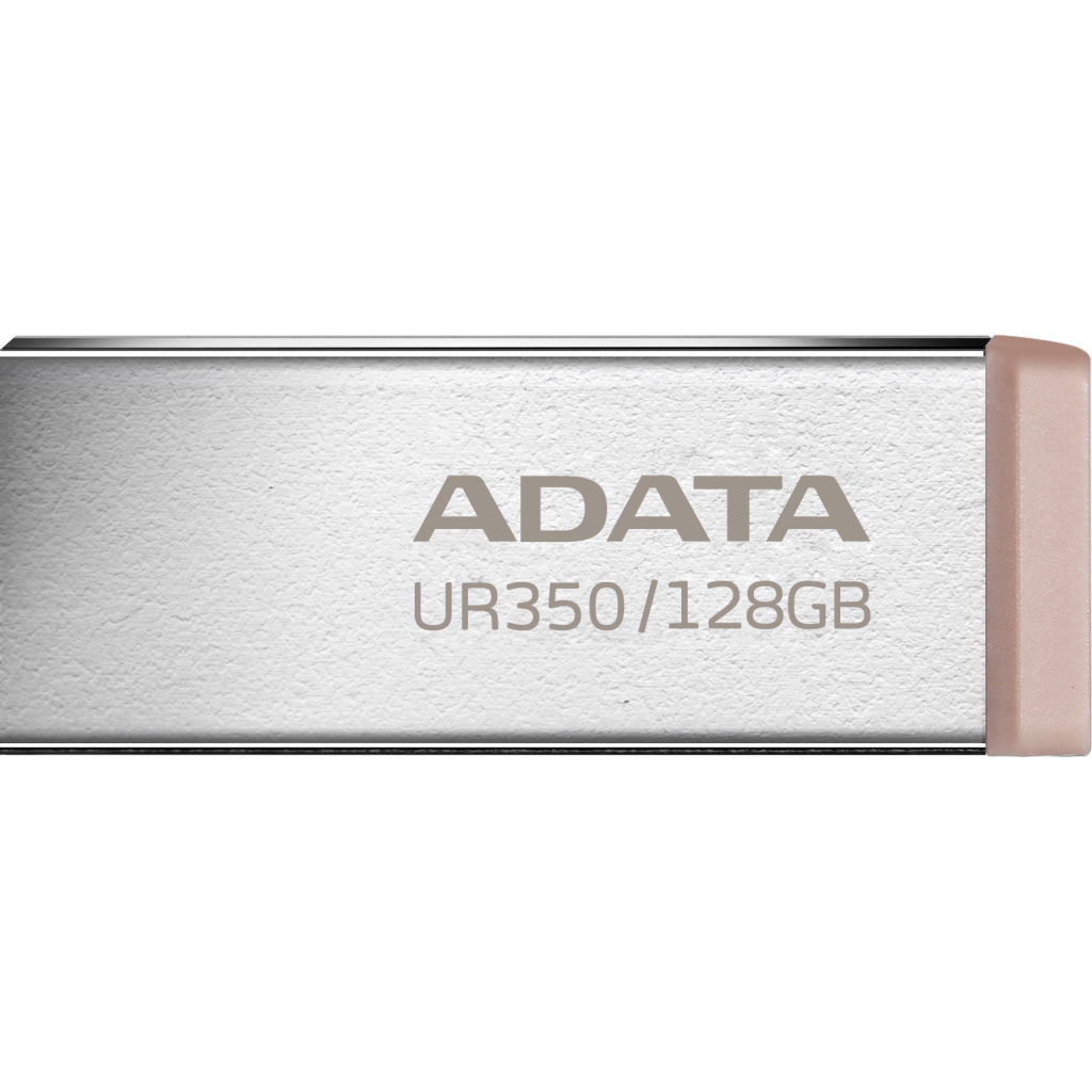 USB флеш накопичувач ADATA 128GB UR350 Silver/Beige USB 3.2 (UR350-128G-RSR/BG) фото1