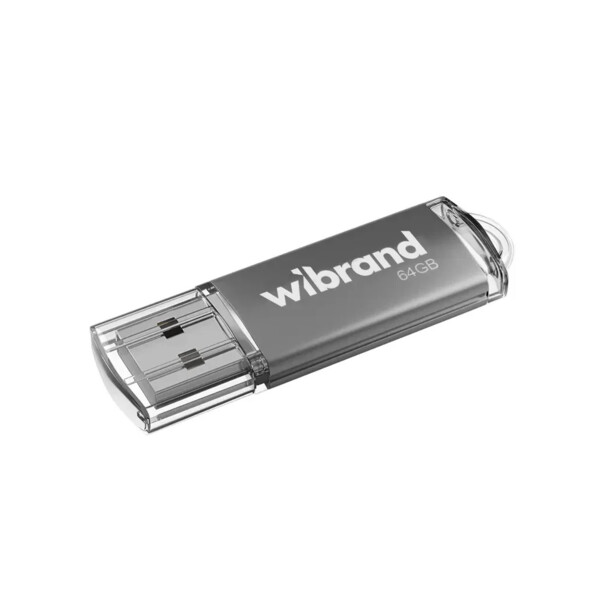 

USB флеш накопичувач Wibrand 64GB Cougar Silver USB 2.0 (WI2.0/CU64P1S)