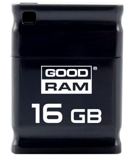 USB флеш накопичувач Goodram 16GB UPI2 Piccolo Black USB 2.0 (UPI2-0160K0R11) фото1