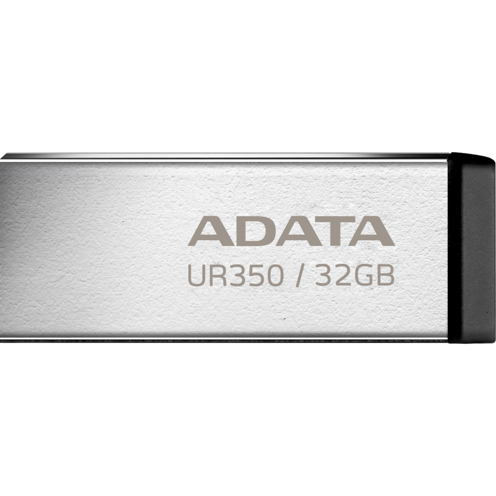 USB флеш накопичувач ADATA 32GB UR350 Silver-Black USB 3.2 (UR350-32G-RSR/BK) фото1