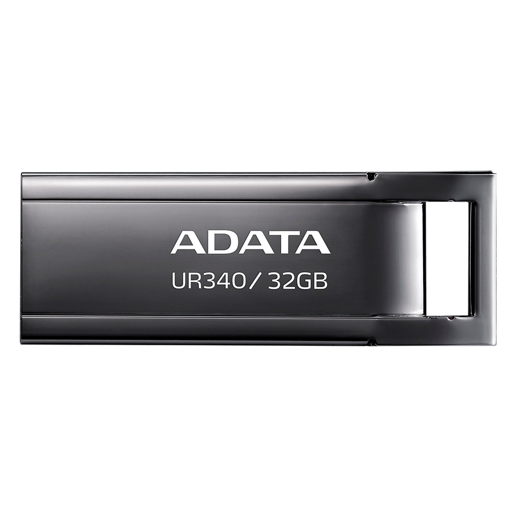 USB флеш накопичувач ADATA 32GB UR340 Black USB 3.2 (AROY-UR340-32GBK) фото1