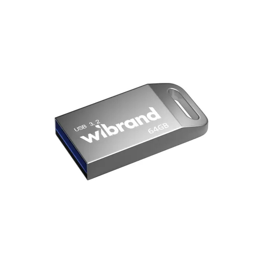 USB флеш накопичувач Wibrand 64GB Ant Silver USB 3.2 Gen 1 (USB 3.0) (WI3.2/AN64M4S) фото1