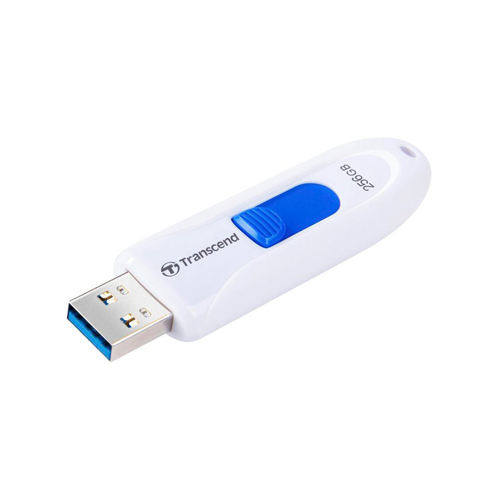 USB флеш накопичувач Transcend 256GB JetFlash 790 White USB 3.1 (TS256GJF790W) фото1
