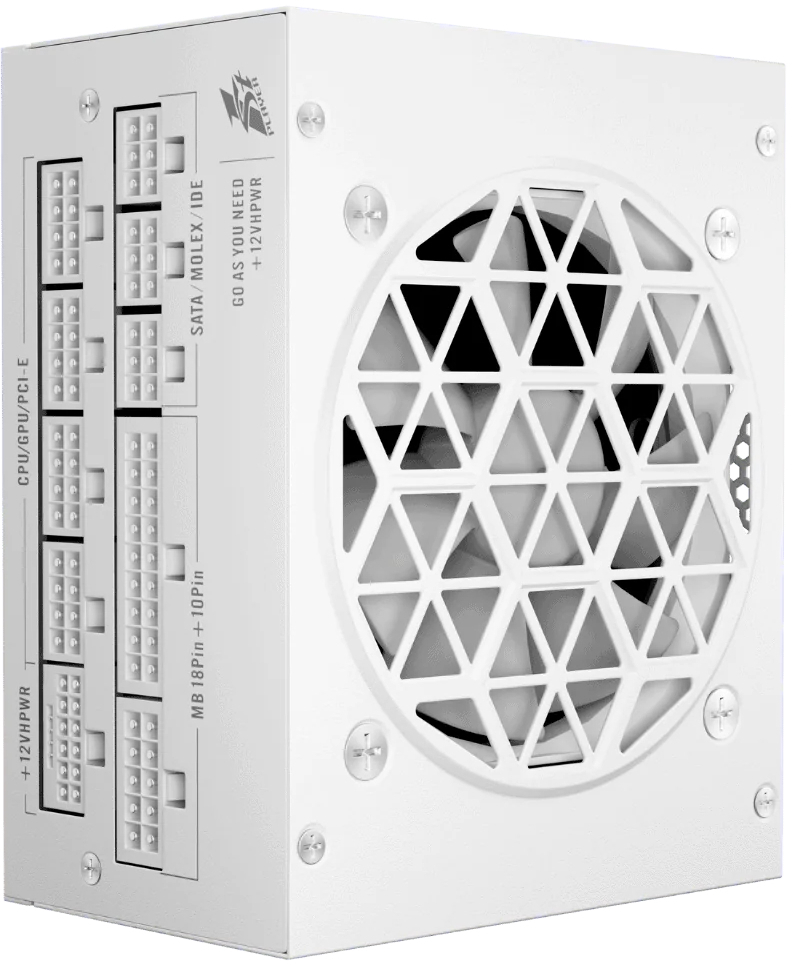 Блок питания 1stPlayer PS-850SFX 850W White (SFX-GLD-850-WH-EU)