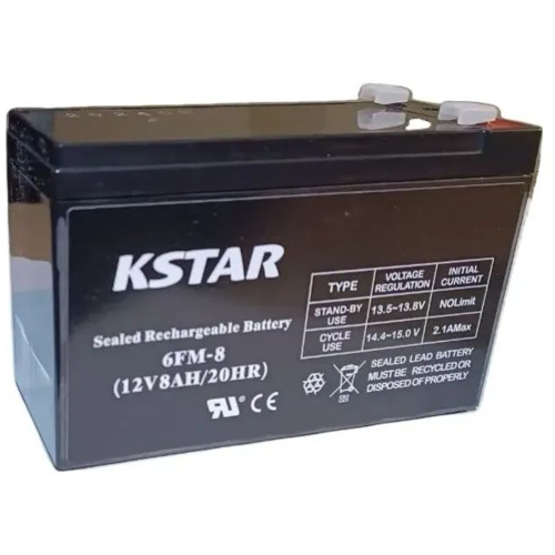 Аккумуляторная батарея KSTAR 12V 8.0AH AGM (6-FM-8)