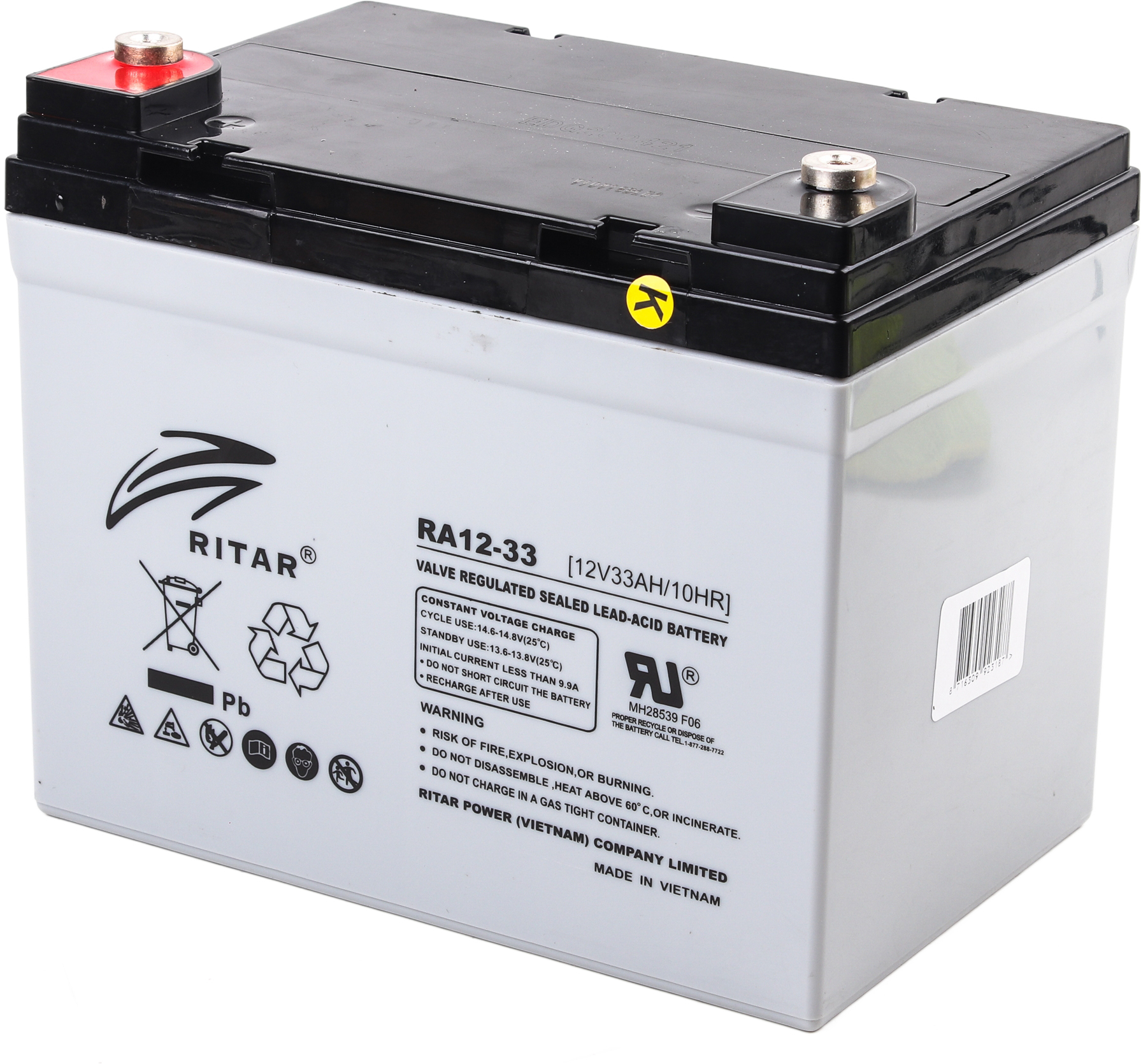 Аккумуляторная батарея Ritar 12V 33AH AGM (RA12-33) фото1