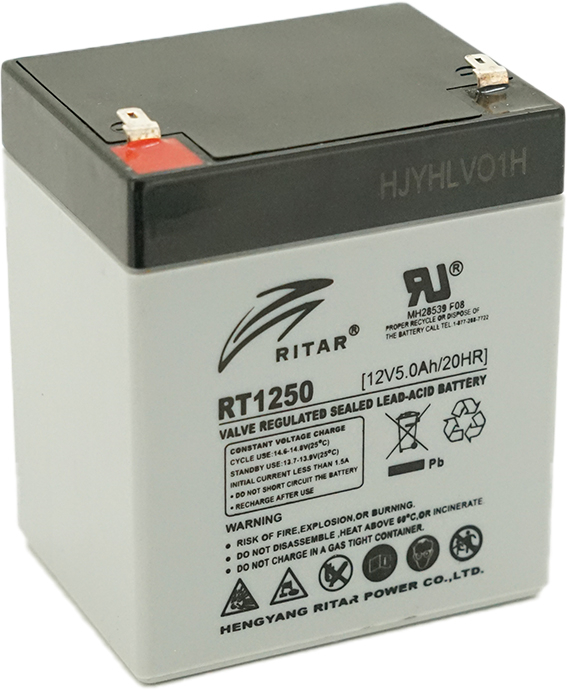 Акумуляторна батарея Ritar 12V 5.0Ah AGM (RT1250) фото1