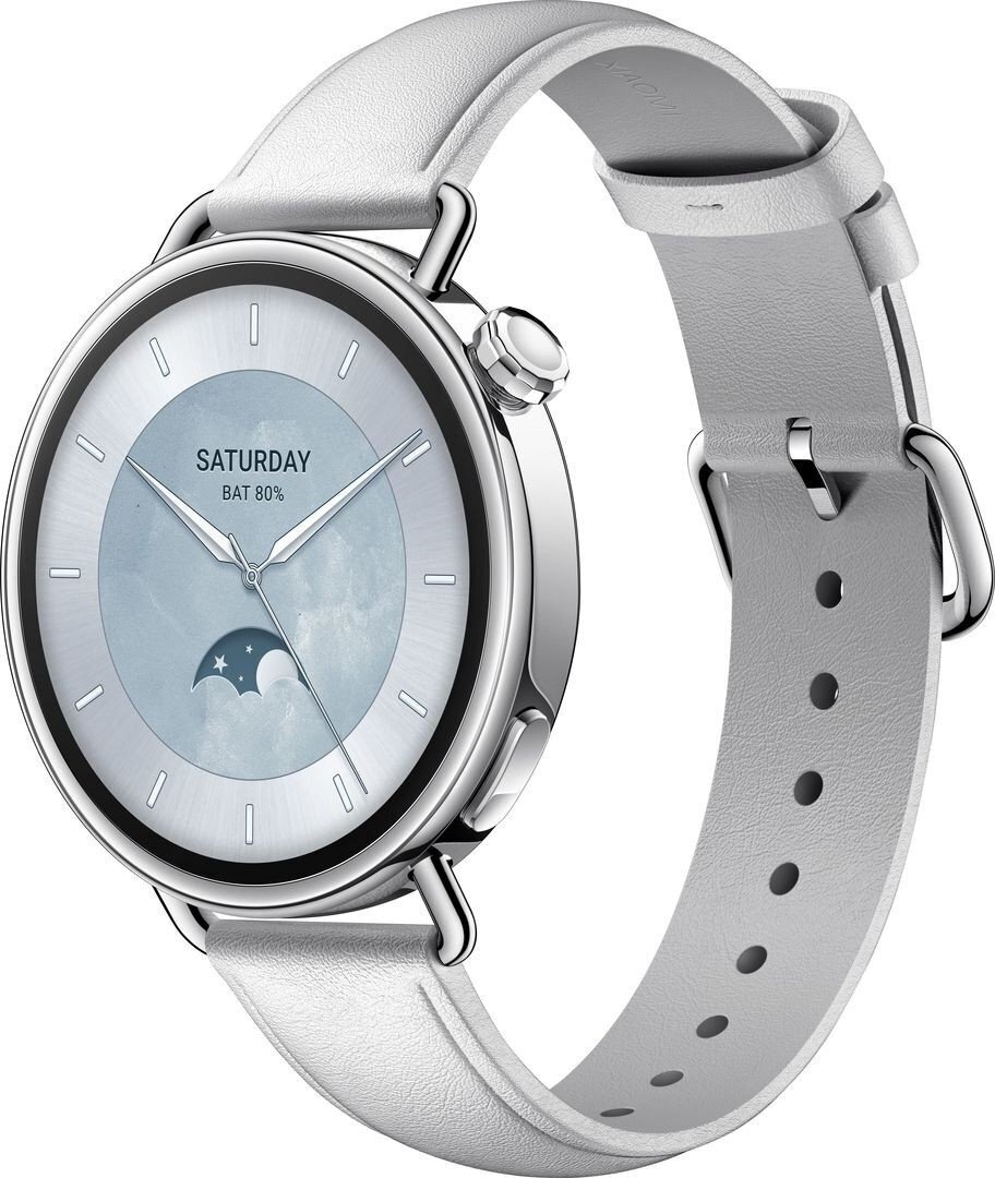Смарт-часы Xiaomi Watch S4 41mm Leather Strap White BHR07VUGL (1166774) фото1