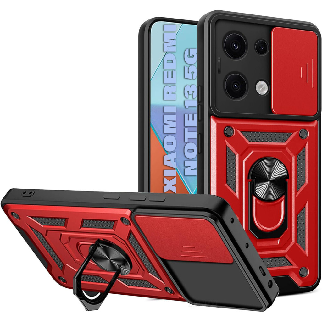 Чохол-накладка BeCover Military для Xiaomi Redmi Note 13 5G Red (711033) фото1