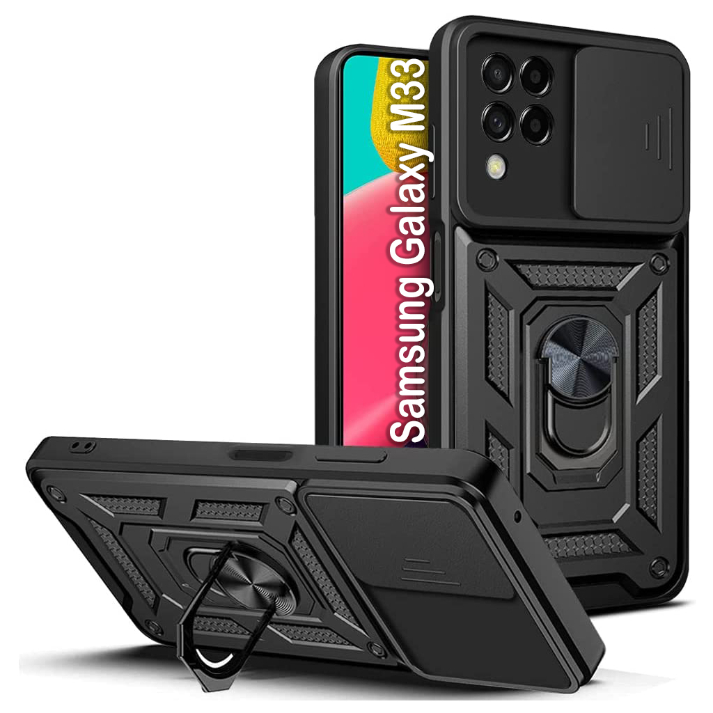 Чохол-накладка BeCover Military для Samsung Galaxy M33 SM-M336 Black (707387) фото1