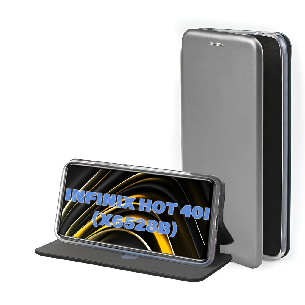 Чохол-книжка BeCover Exclusive для Infinix Hot 40i (X6528B) Gray (711233) фото1