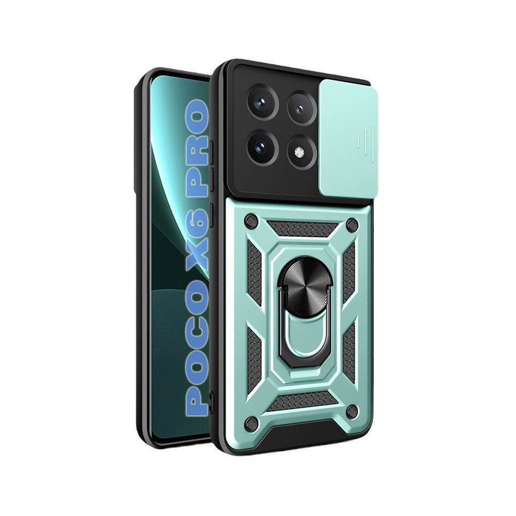 Чохол-накладка BeCover Military для Poco X6 Pro Dark Green (711159) фото1