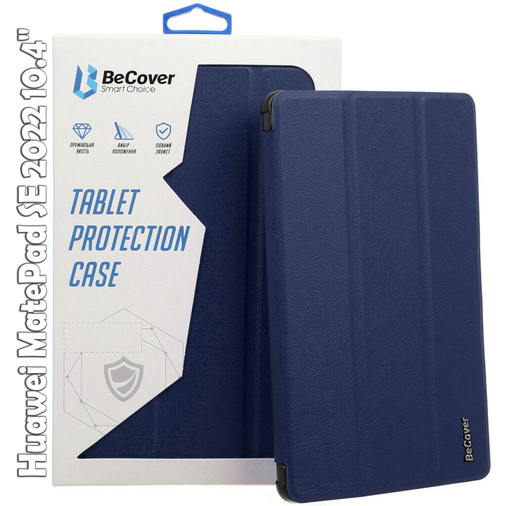 Чехол-книжка BeCover Smart для Huawei MatePad SE 2022 Deep Blue (709208) фото1