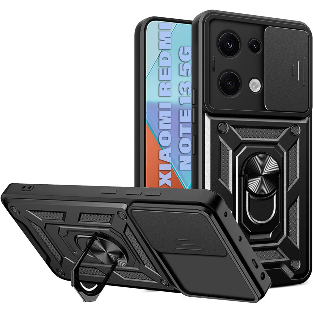 Чохол-накладка BeCover Military для Xiaomi Redmi Note 13 5G Black (711030) фото1