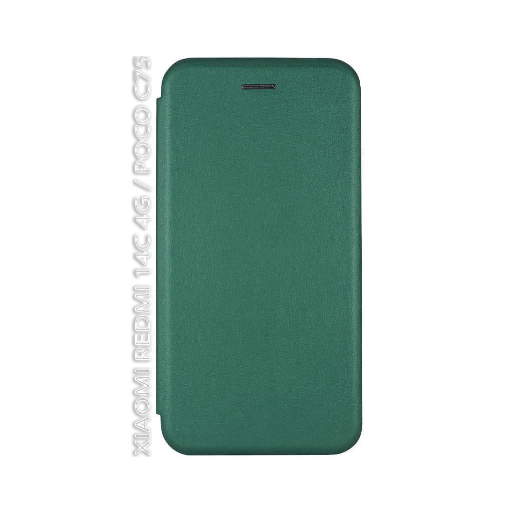 Чохол-книжка BeCover Exclusive для Xiaomi Redmi 14C 4G / Poco C75 Dark Green (712510) фото1