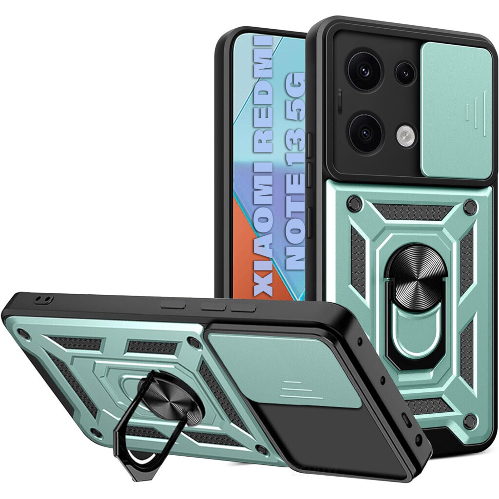 Чохол-накладка BeCover Military для Xiaomi Redmi Note 13 5G Dark Green (711032) фото1