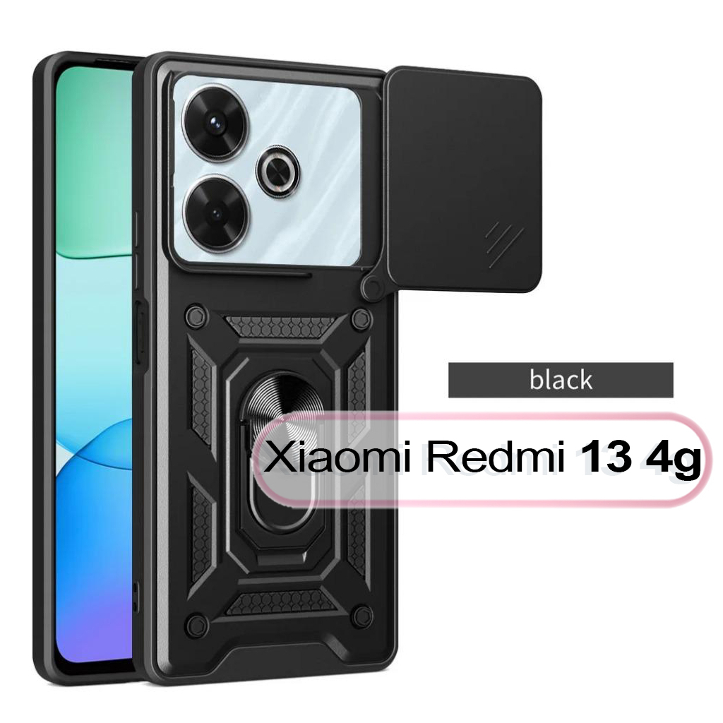 Чохол-накладка BeCover Military для Xiaomi Redmi 13 Black (711551) фото1