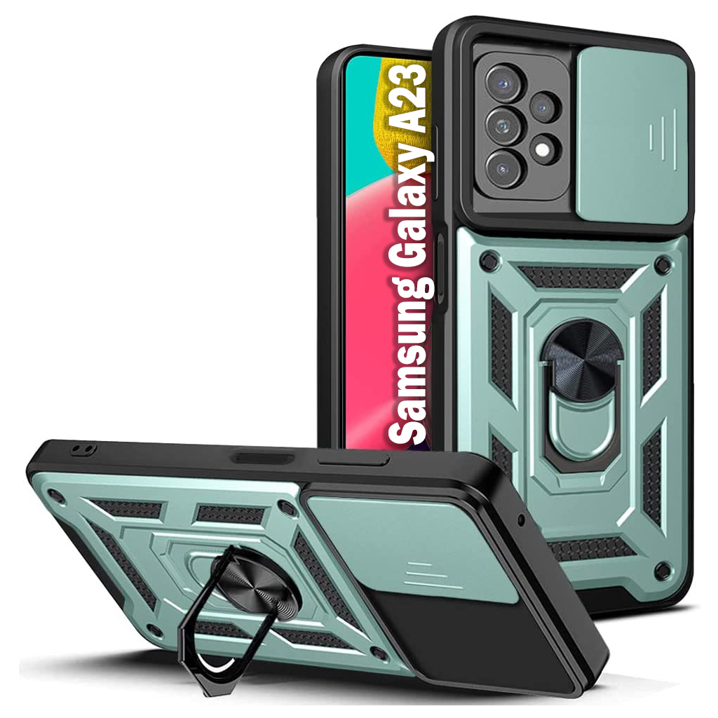 Чохол-накладка BeCover Military для Samsung Galaxy A23 SM-A235 Dark Green (707376) фото1