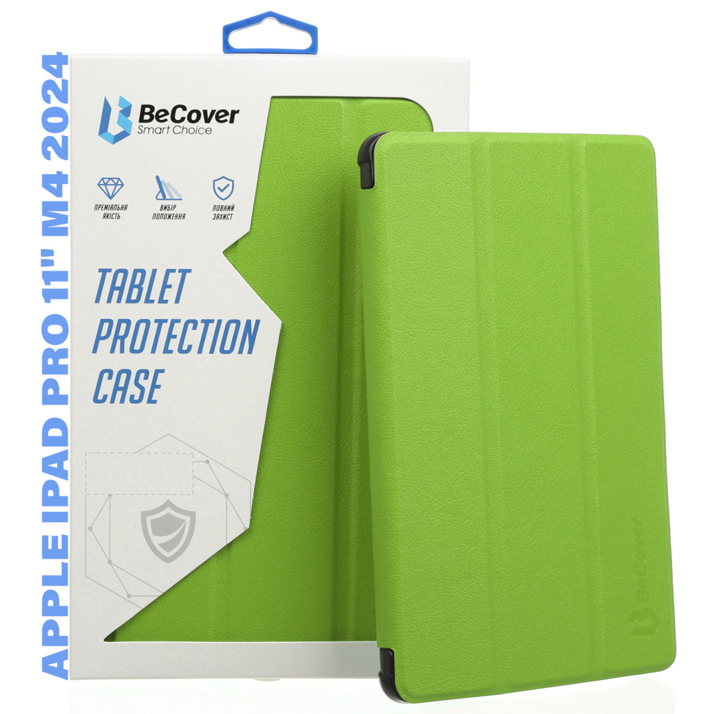 Чехол-книжка BeCover Smart Case для Apple iPad Pro 11" M4 2024 Green (711624) фото1