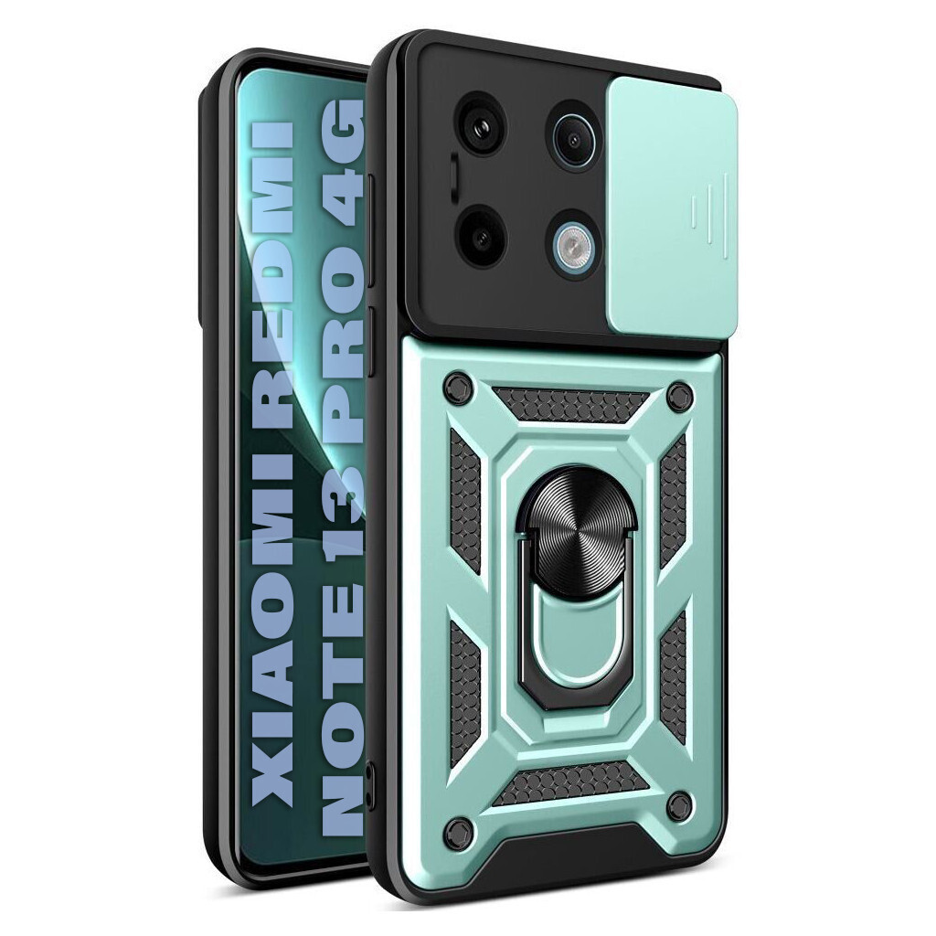 Чохол-накладка BeCover Military для Xiaomi Redmi Note 13 Pro 4G Dark Green (711026) фото1