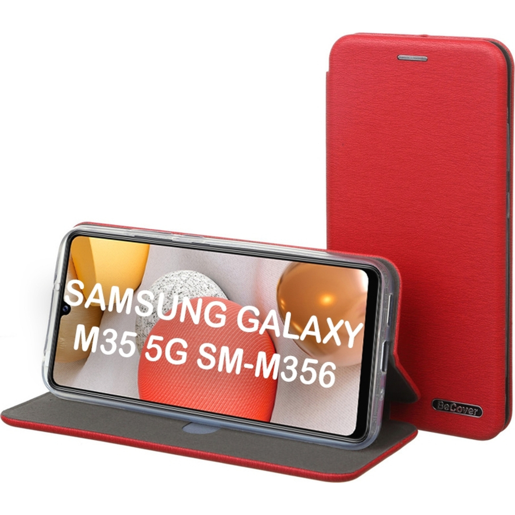 Чохол-книжка BeCover Exclusive для Samsung Galaxy M35 5G SM-M356 Red (711539) фото1