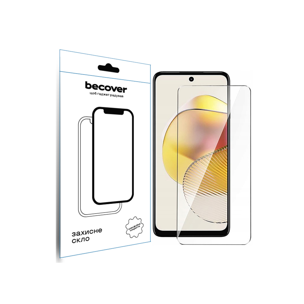 Захисне скло BeCover Motorola Moto G73 3D Crystal Clear Glass (709738) фото1