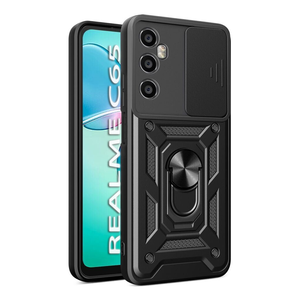 Чохол-накладка BeCover Military для Realme C65 Black (712180) фото1