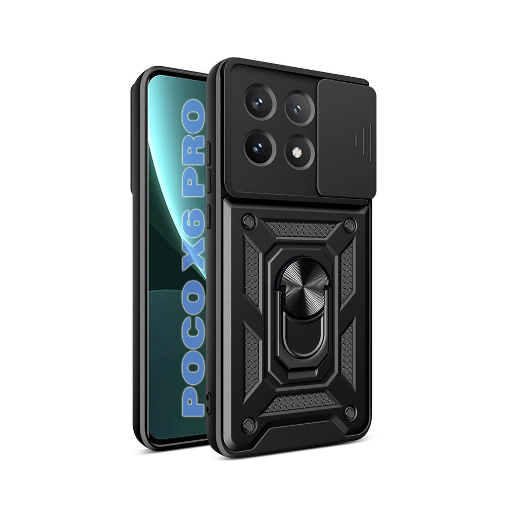 Чохол-накладка BeCover Military для Poco X6 Pro Black (711157) фото1