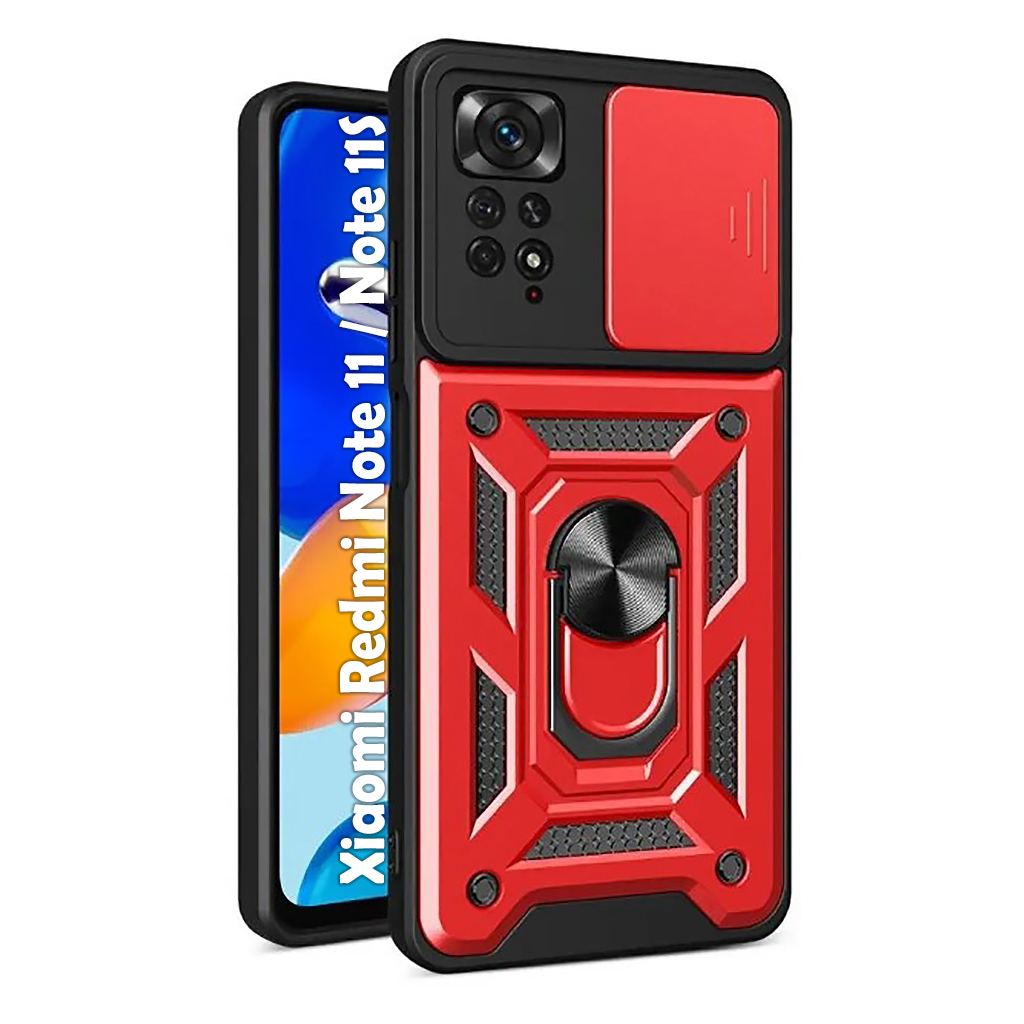 Чохол-накладка BeCover Military для Xiaomi Redmi Note 11/Note 11S Red (707415) фото1