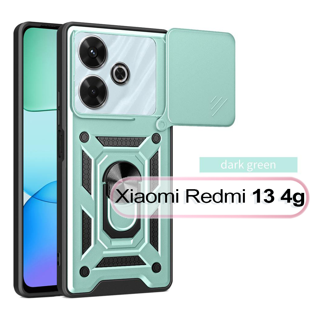 Чохол-накладка BeCover Military для Xiaomi Redmi 13 Dark Green (711553) фото1