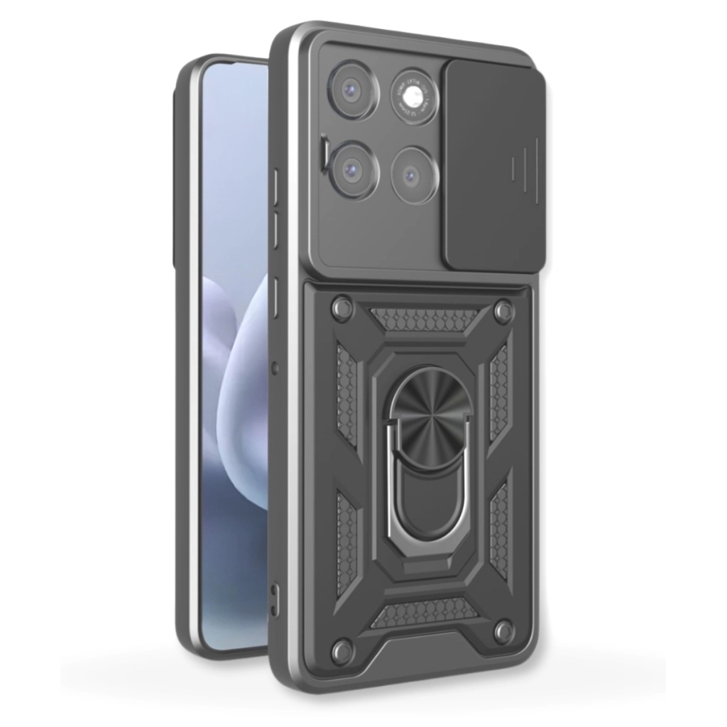 Чохол до мобільного телефона BeCover Military Motorola Moto G86 Black (715037) фото1