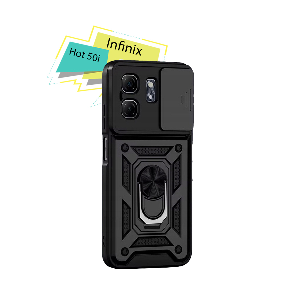 Чохол-накладка BeCover Military для Infinix Hot 50i (X6531) Black (713047) фото1