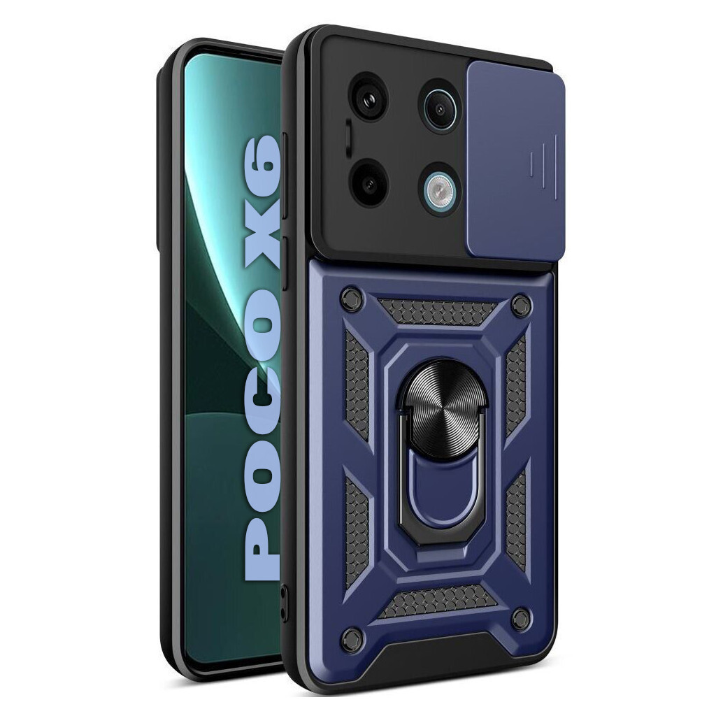Чохол-накладка BeCover Military для Poco X6 5G Blue (711007) фото1