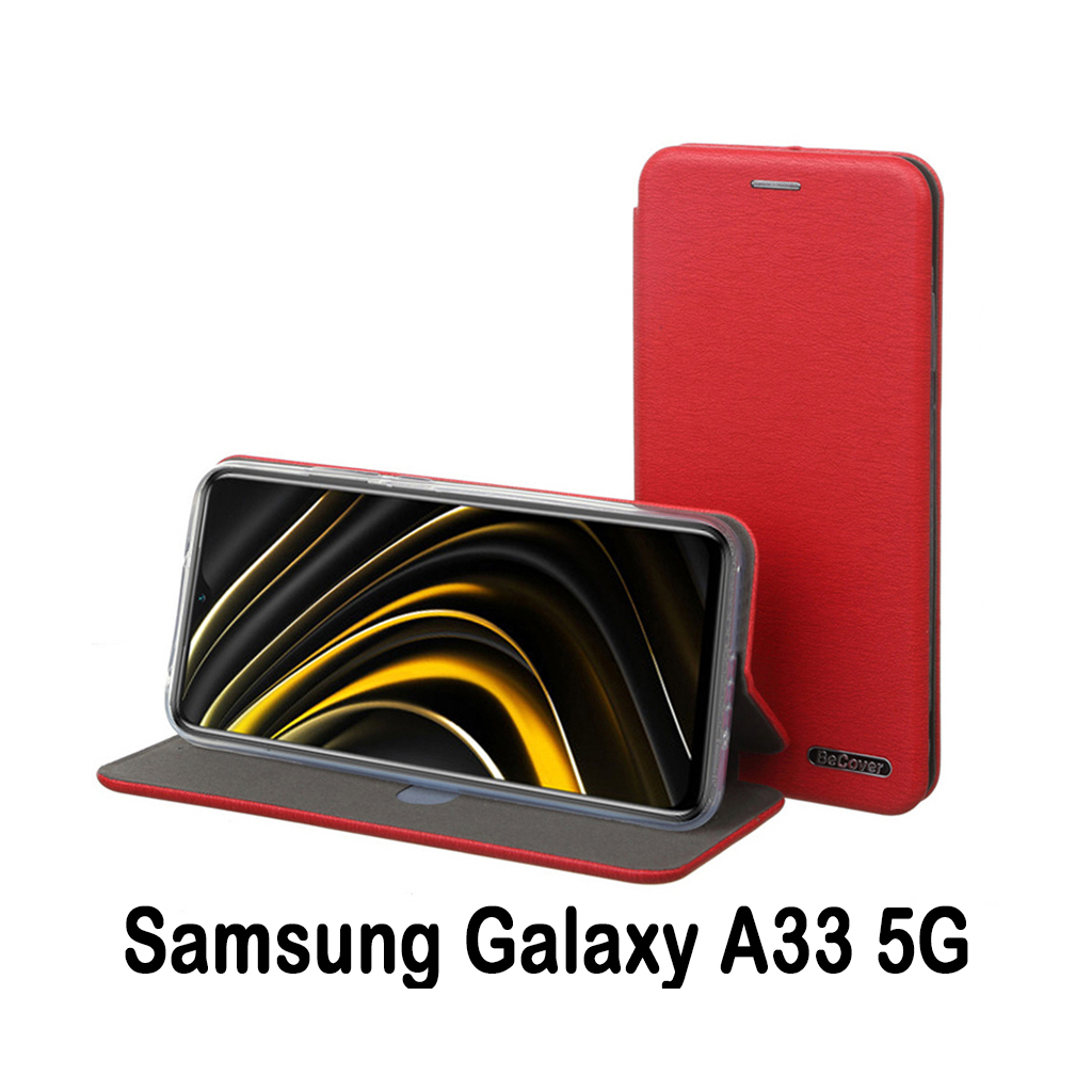 Чохол-книжка BeCover Exclusive для Samsung Galaxy A33 5G SM-A336 Burgundy Red (707933) фото1
