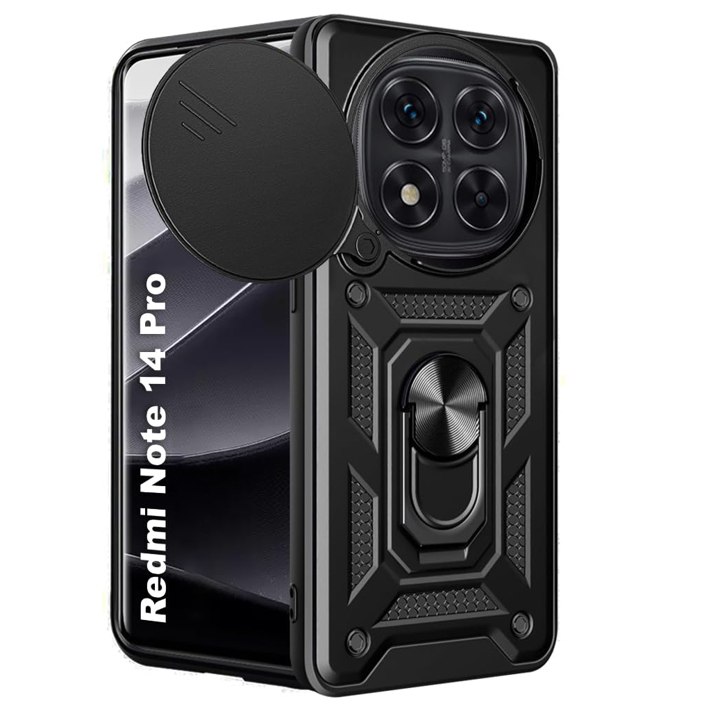 Чохол-накладка BeCover Military для Xiaomi Redmi Note 14 Pro 5G Black (712869) фото1