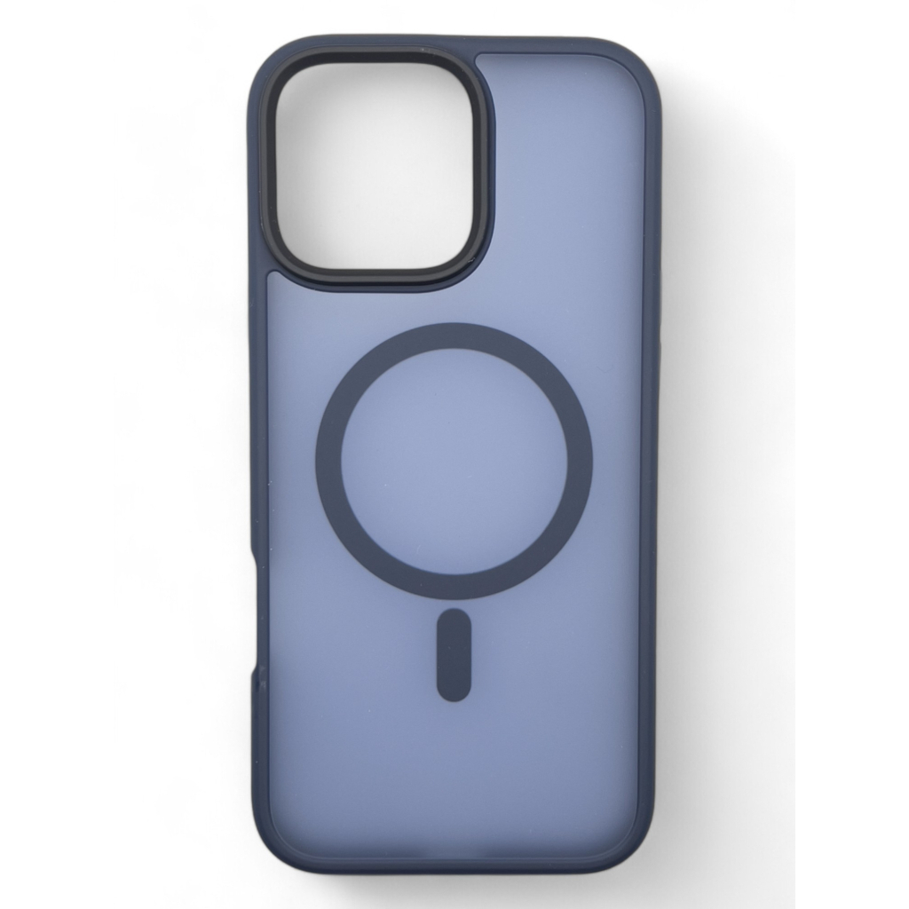 Чохол-накладка BeCover Metal Buttons Case MagSafe для Apple iPhone 16 Pro Blue (712097) фото1