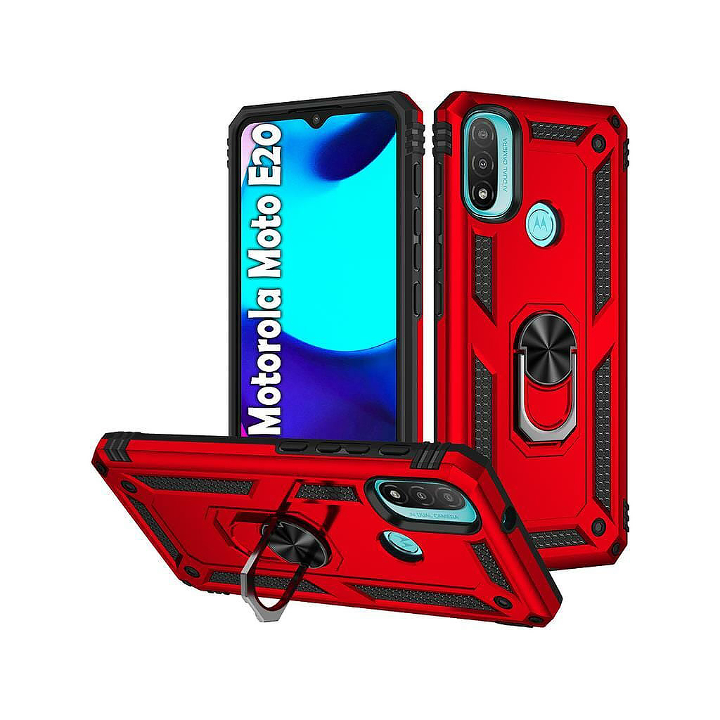 Чохол-накладка BeCover Military для Motorola Moto E20 Red (708835) фото1