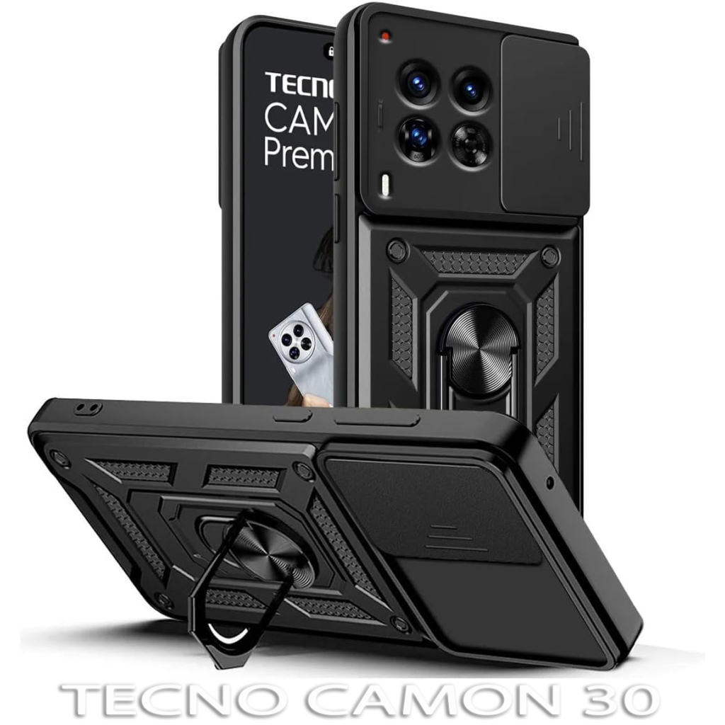 Чохол-накладка BeCover Military для Tecno Camon 30 (CL6) Black (712170) фото1