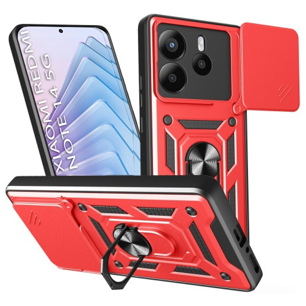 Чохол-накладка BeCover Military для Xiaomi Redmi Note 14 5G Red (713094) фото1