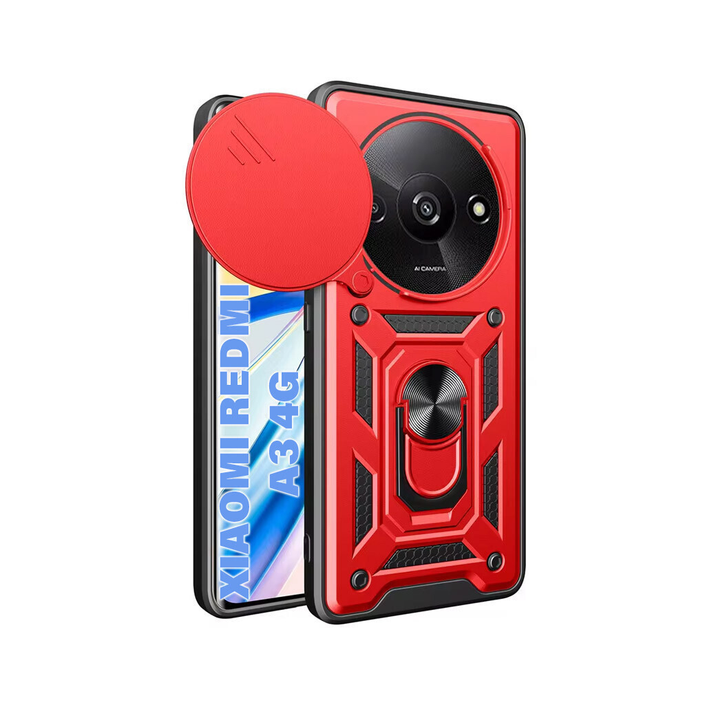 Чохол-накладка BeCover Military для Xiaomi Redmi A3 4G Red (711322) фото1