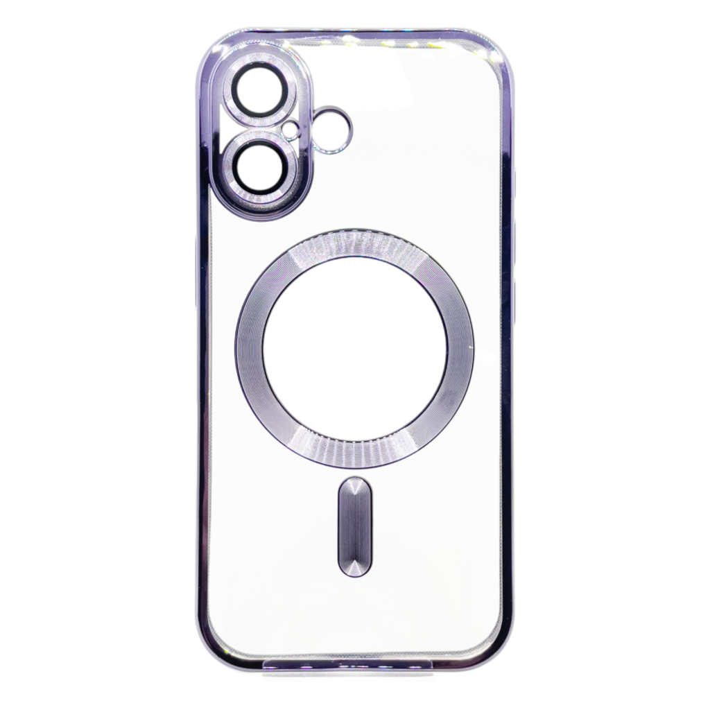 Чохол-накладка BeCover TPU Chrome Case MagSafe для Apple iPhone 16 Plus Purple (712079) фото1