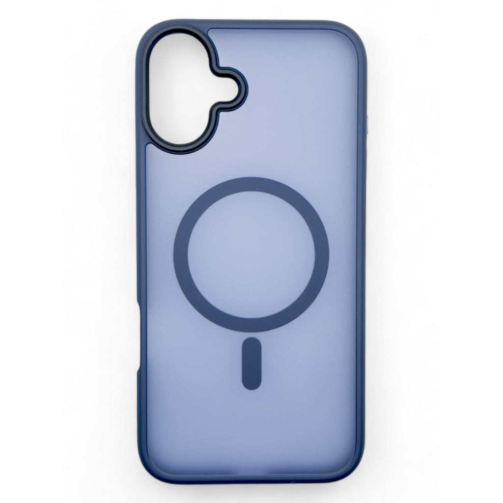 Чохол-накладка BeCover Metal Buttons Case MagSafe для Apple iPhone 16 Plus Blue (712094) фото1