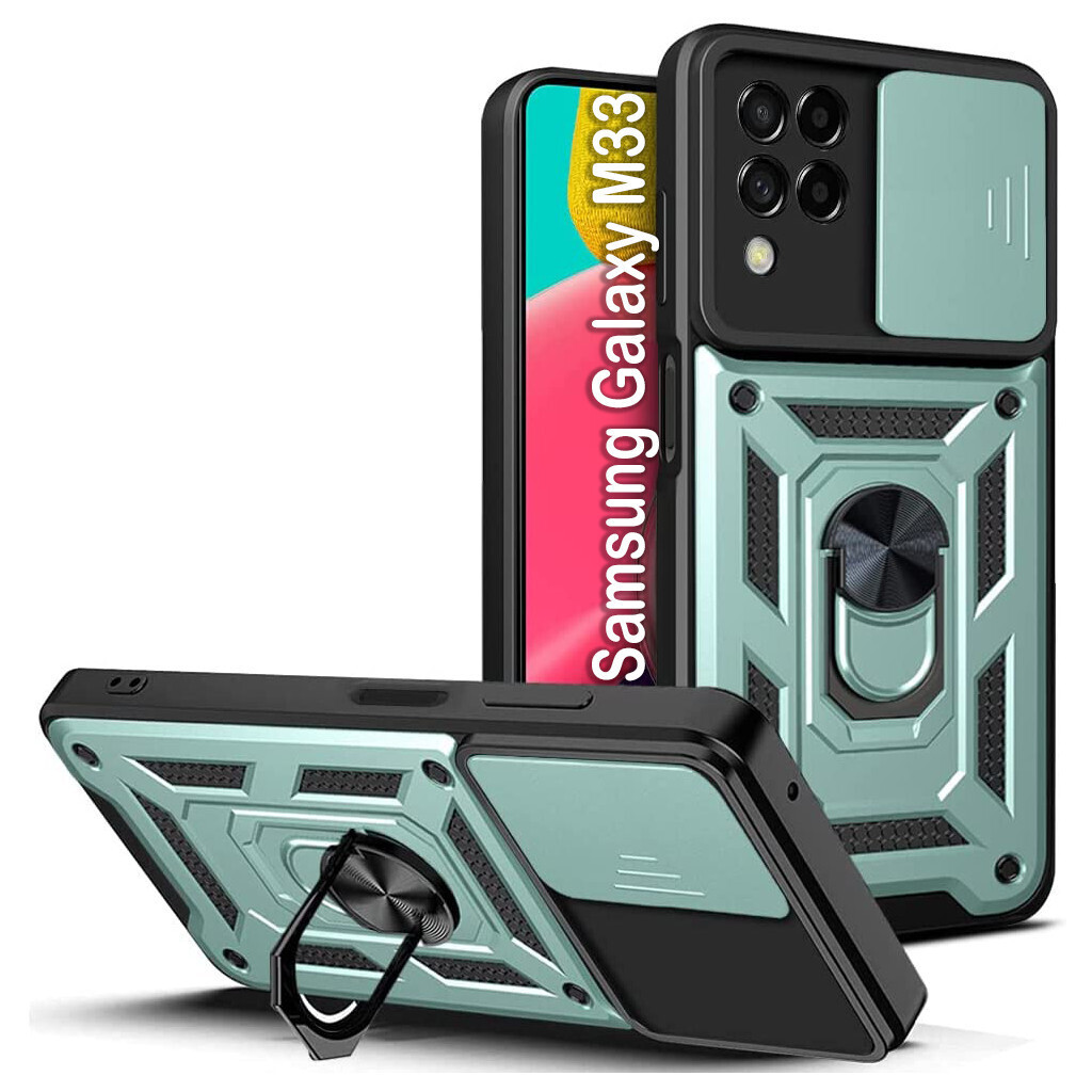 Чохол-накладка BeCover Military для Samsung Galaxy M33 SM-M336 Dark Green (707390) фото1
