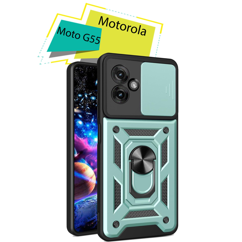 Чохол-накладка BeCover Military для Motorola Moto G55 Dark Green (713058) фото1