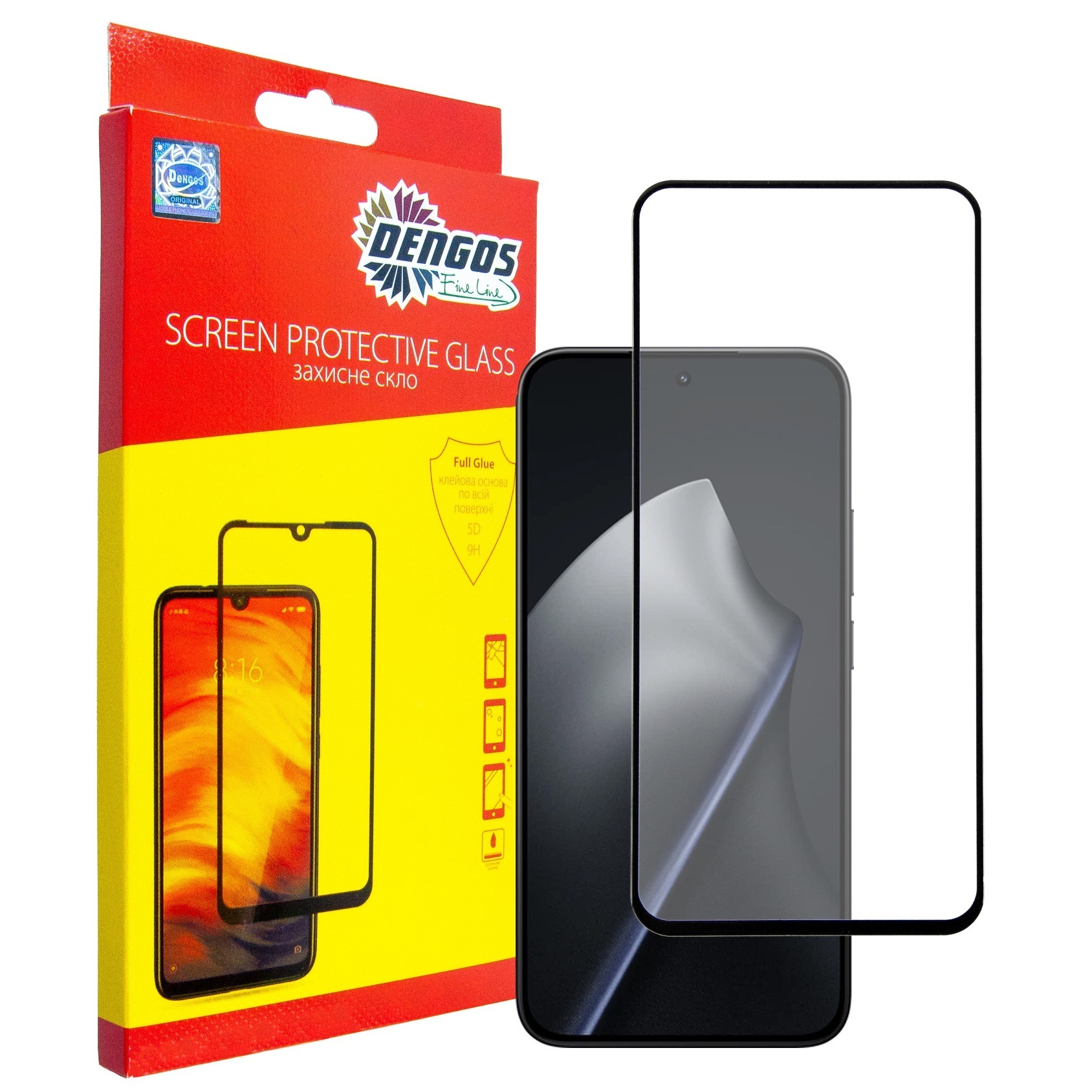 Скло захисне Dengos Full Glue Xiaomi 15T/15T Pro Black (TGFG-430) фото1