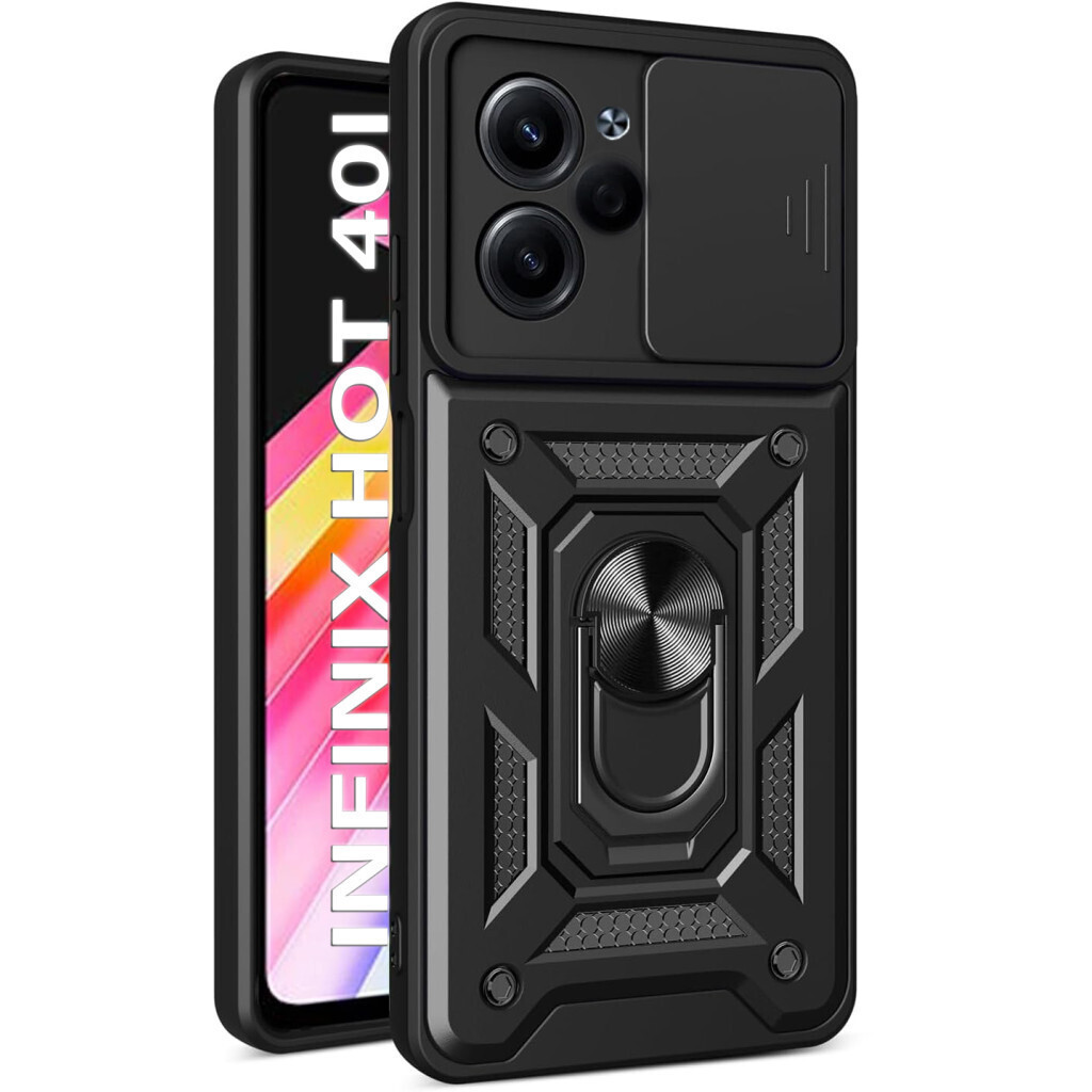 Чохол до мобільного телефона BeCover Military Infinix Hot 40i (X6528B) Black (710673) фото1