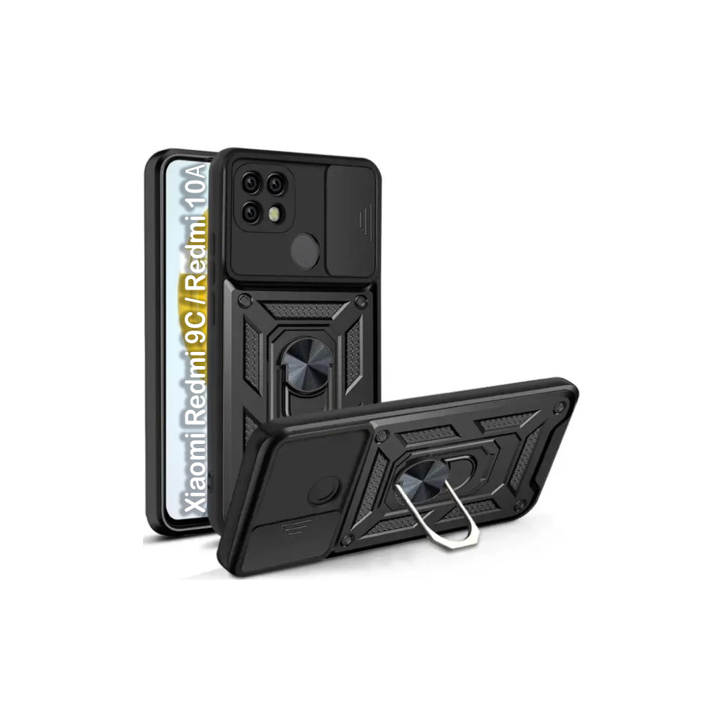 Чохол-накладка BeCover Military для Xiaomi Redmi 9C/Redmi 10A Black (705578) фото1