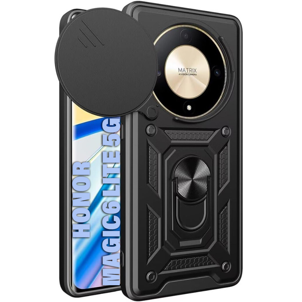 Чохол-накладка BeCover Military для Honor Magic6 Lite 5G Black (710997) фото1