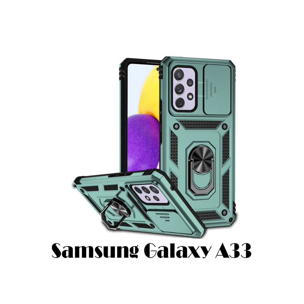 Чохол-накладка BeCover Military для Samsung Galaxy A33 SM-A336 Dark Green (707386) фото1