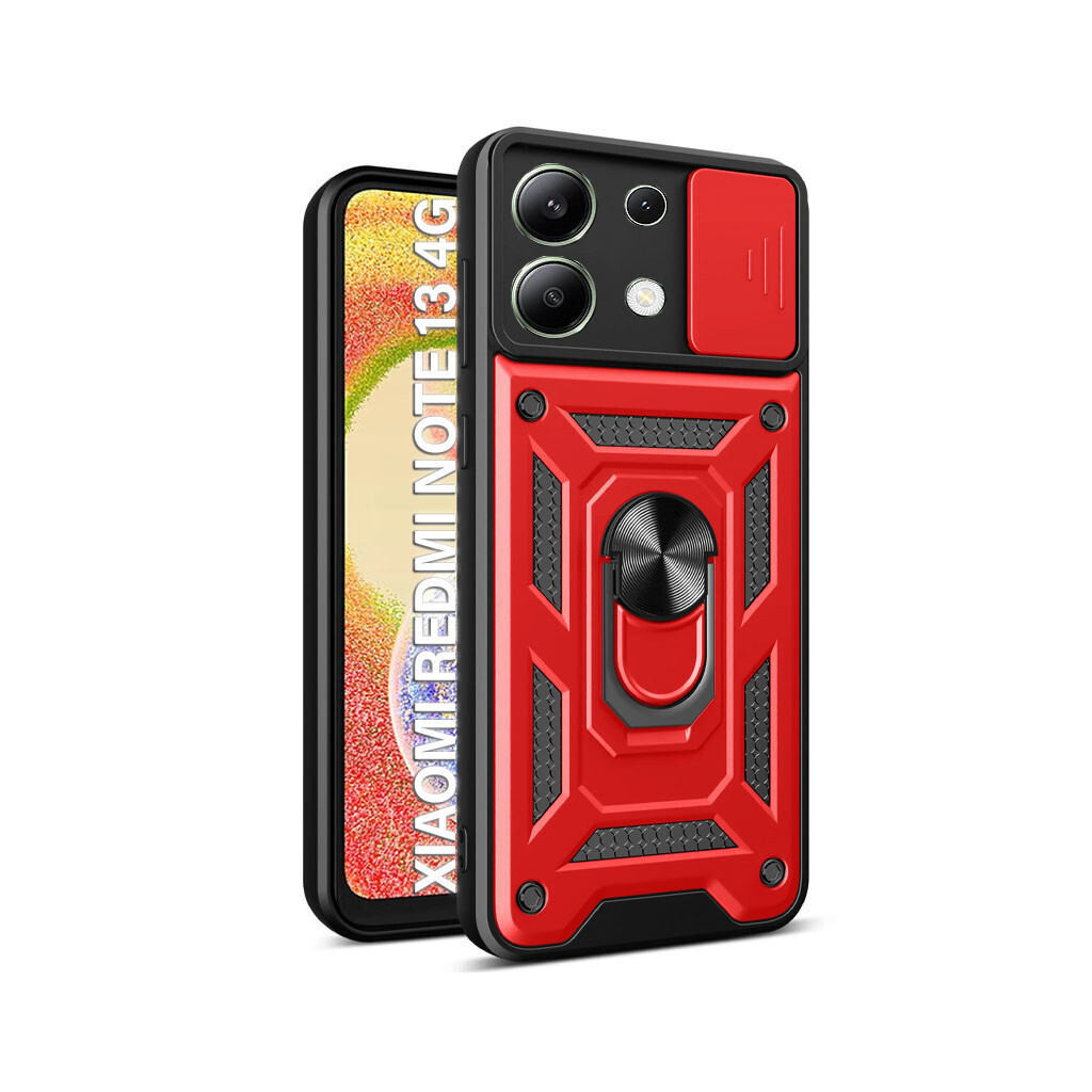 Чохол до мобільного телефона BeCover Military Xiaomi Redmi Note 13 4G Red (710692) фото1